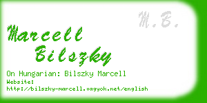 marcell bilszky business card